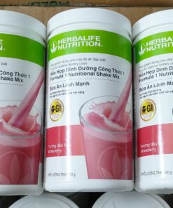 Sữa Herbalife f1 Dâu 550g dạng bột